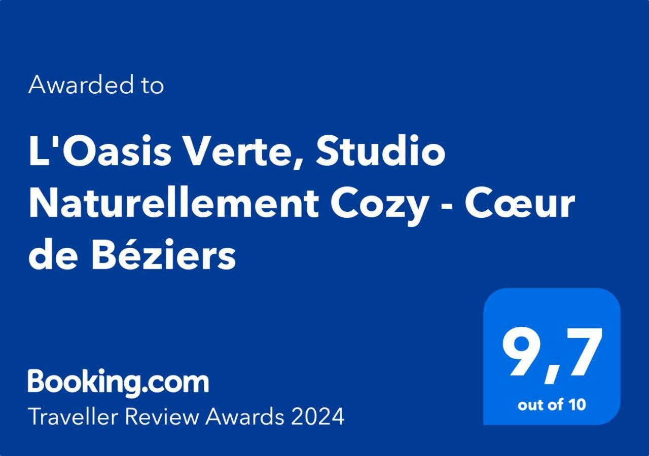 L'Oasis Verte, Studio Naturellement Cozy - Coeur De Béziers Buitenkant foto